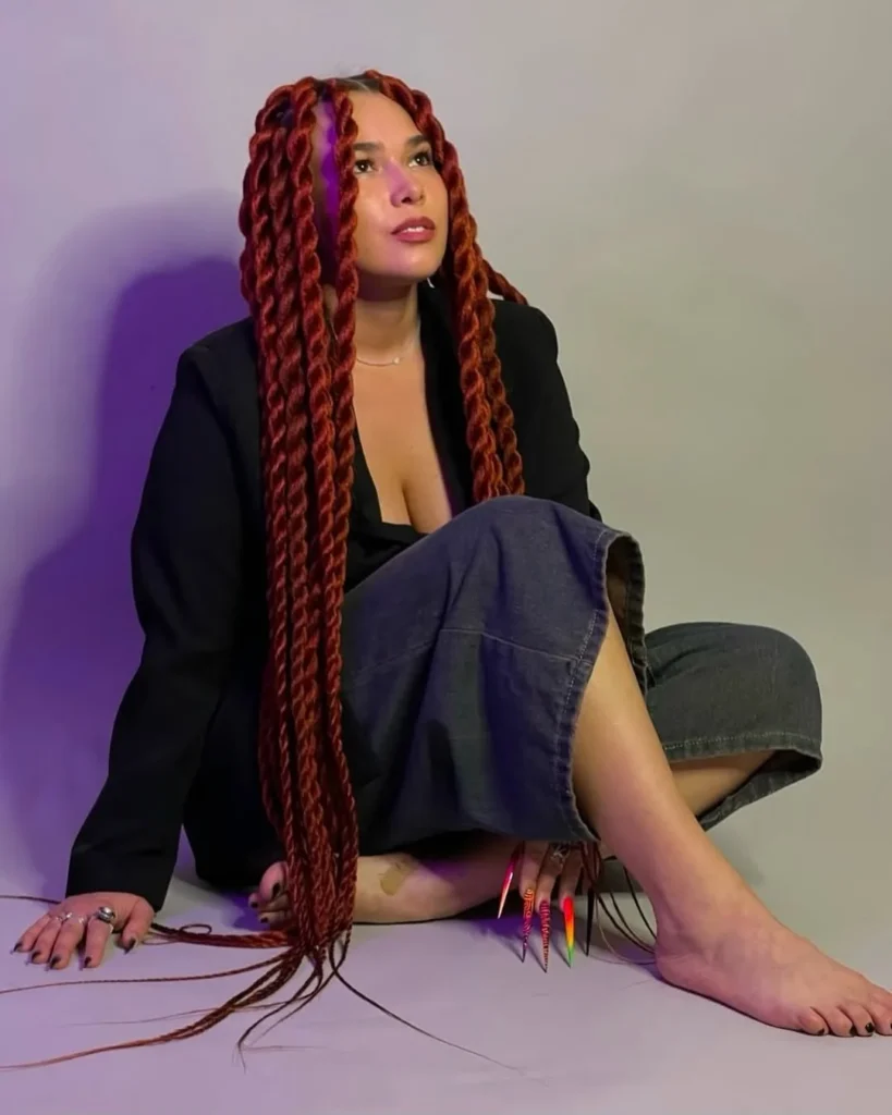 Big Twist Braids Hairstyles