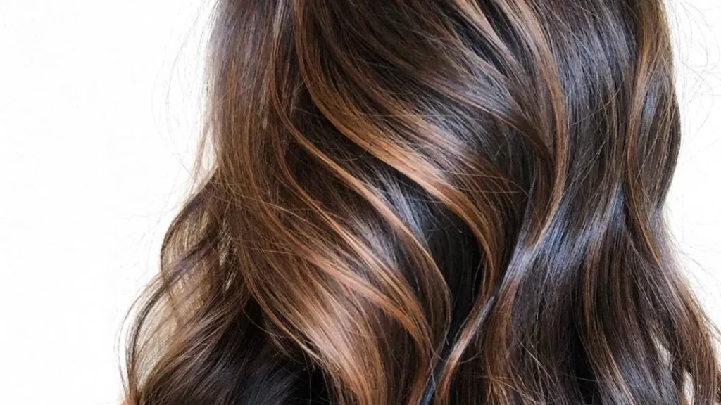 Dark Brown Hair With Mocha Highlights