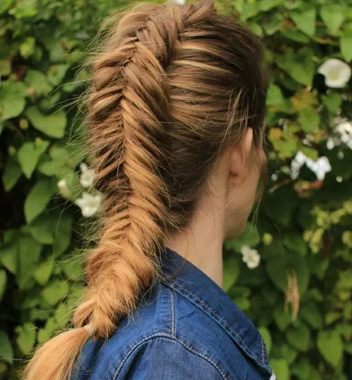 Dutch Fishtail Braid