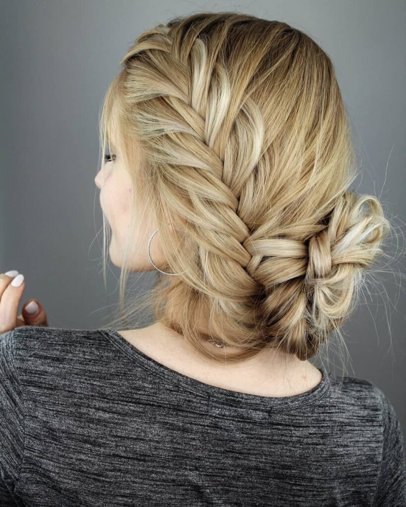 Low Fishtail Braid