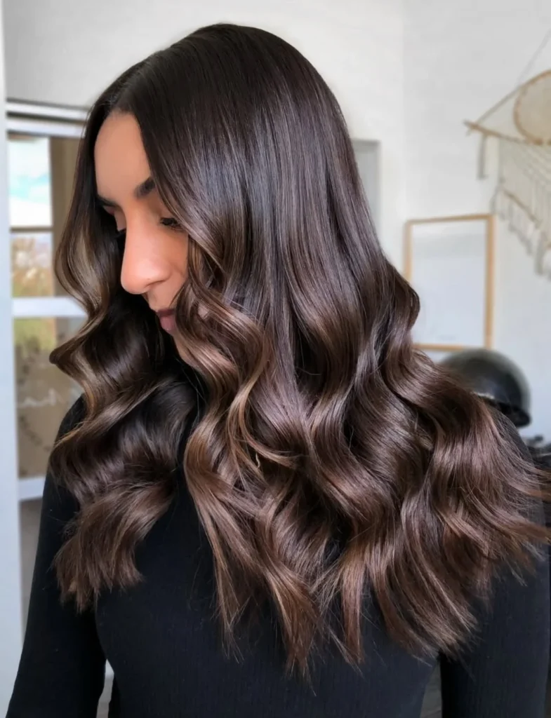 Rich Espresso Brunette Balayage