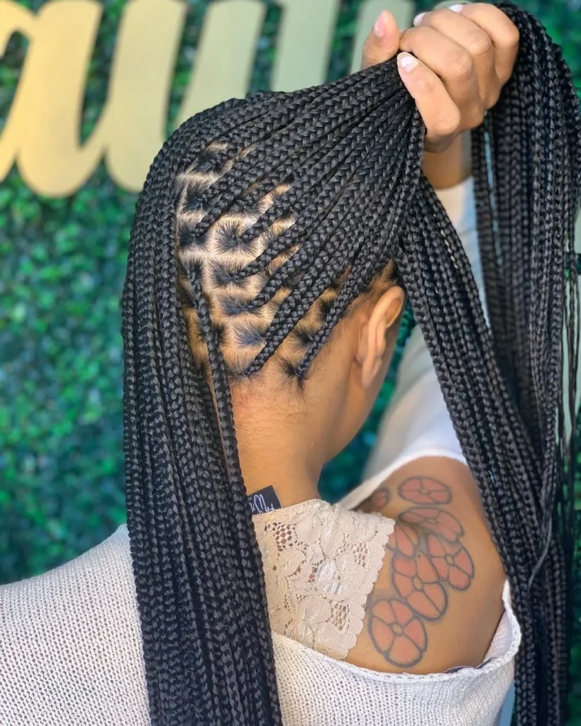 Small Knotless Braids