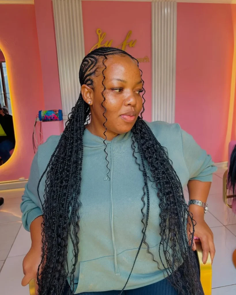 Straight Back Braids Cornrows Hairstyles