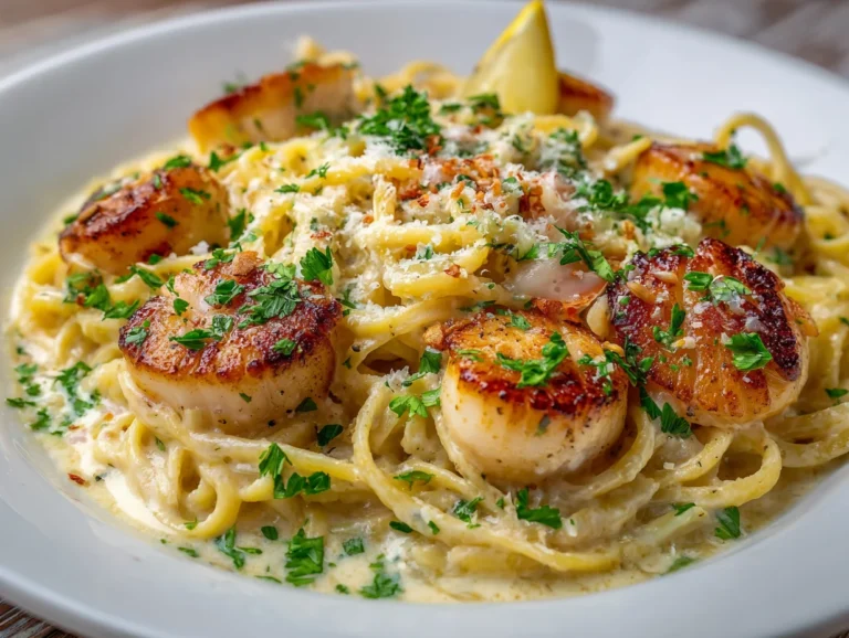 Creamy Scallops Pasta Recipe