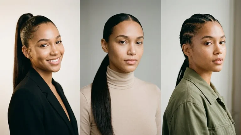 Slick Back Ponytail Styles