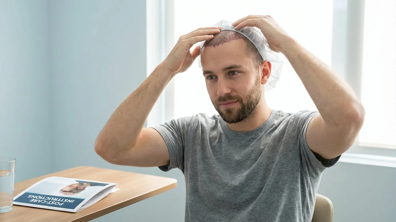 how long after hair transplant can i workout