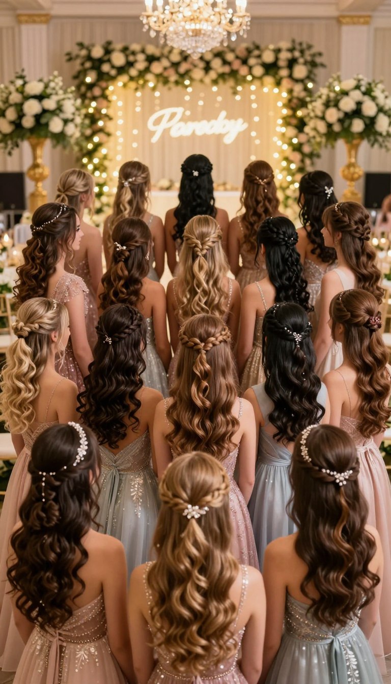 20 long hairstyles for homecoming stunning looks