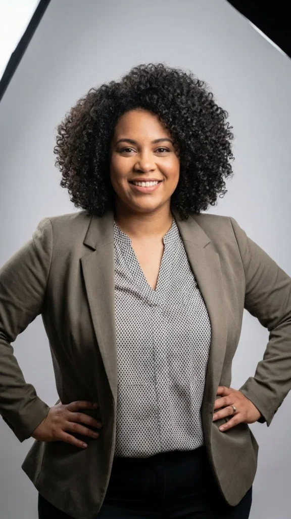 Balanced Curly Haircut