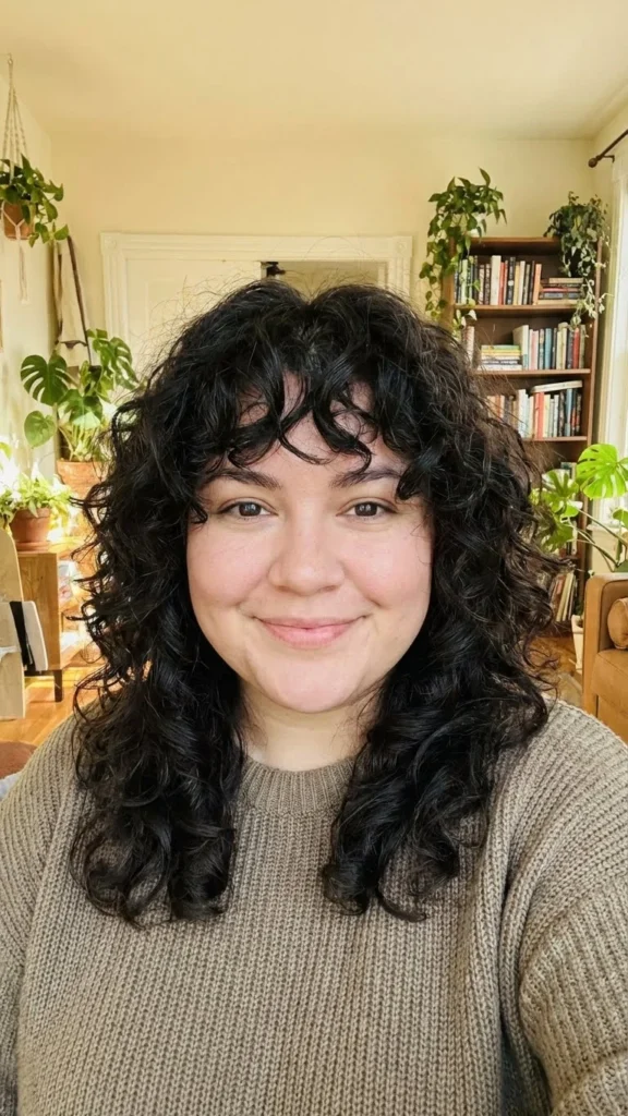 Curly Cut for Fuller Faces