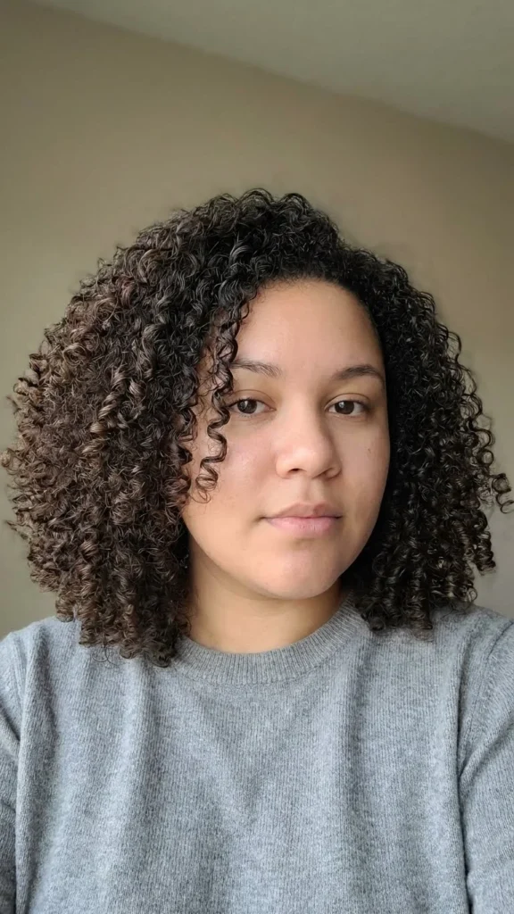 Defined Natural Curl Cut