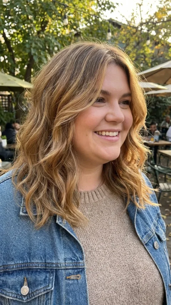 Layered Hair with Highlights