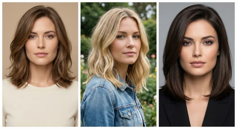 Medium Hairstyles for Square Face