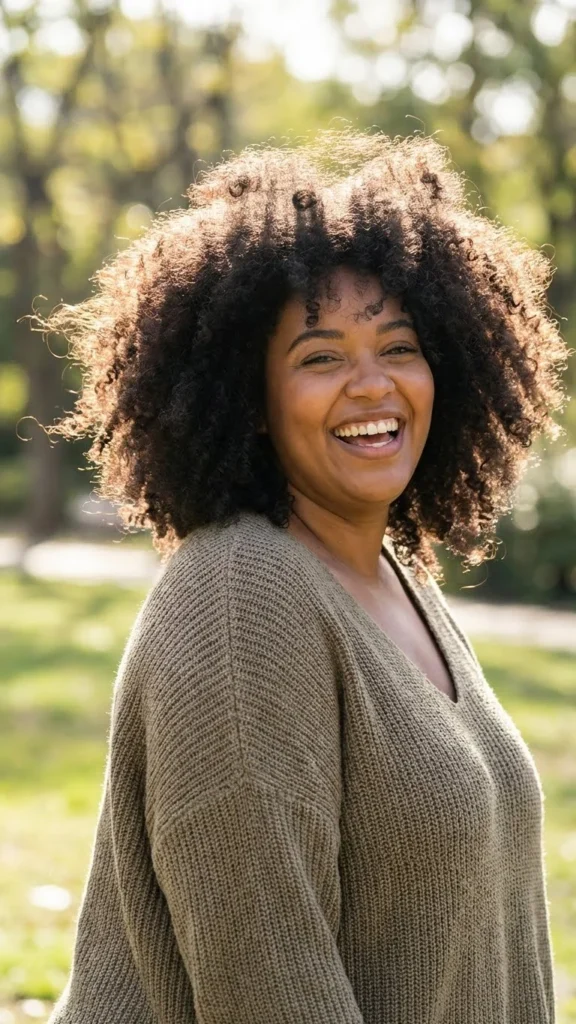  Natural Curls With Movement