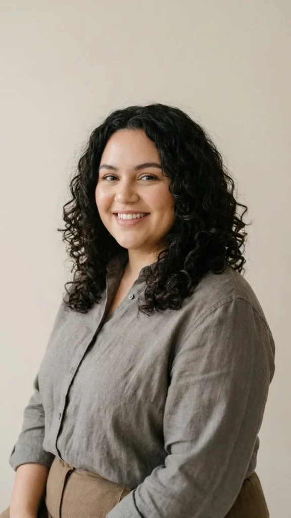 Shoulder Length Curly Shape