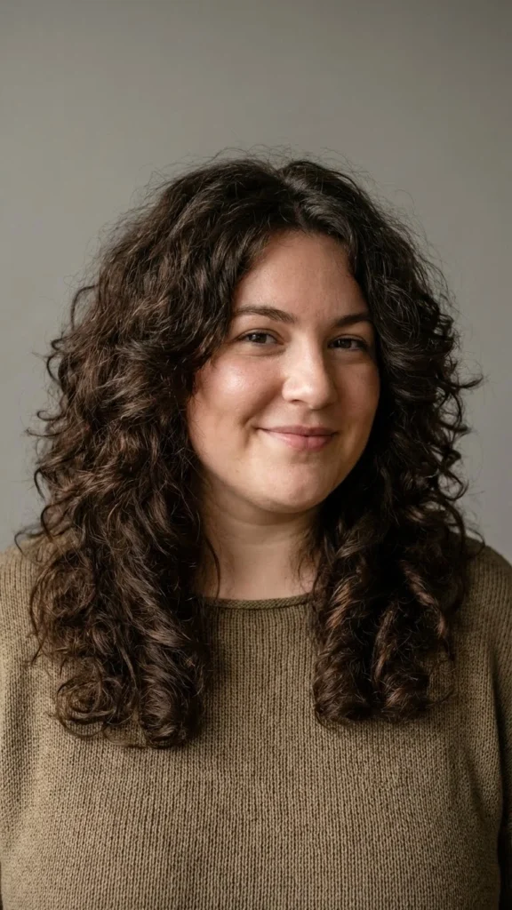 Soft Layered Curly Cut