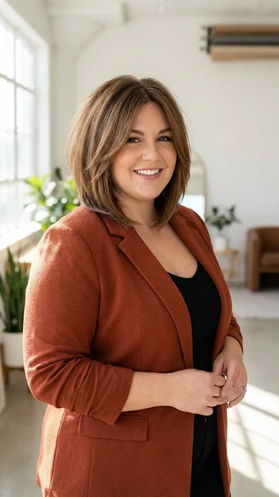 Tapered Bob with Volume