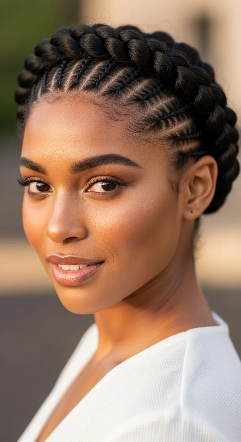 11. Twisted Crown Braid