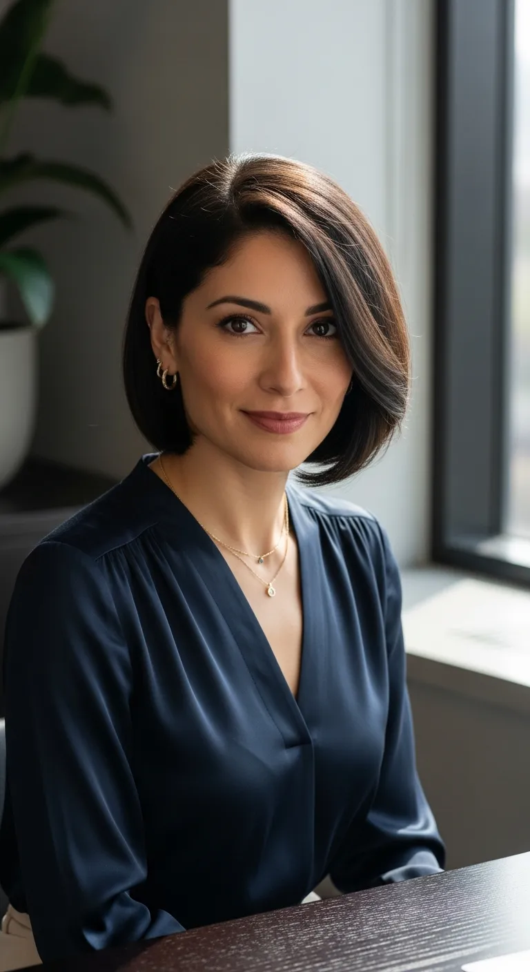 12. The Side-Parted Bob: A Simple Shift