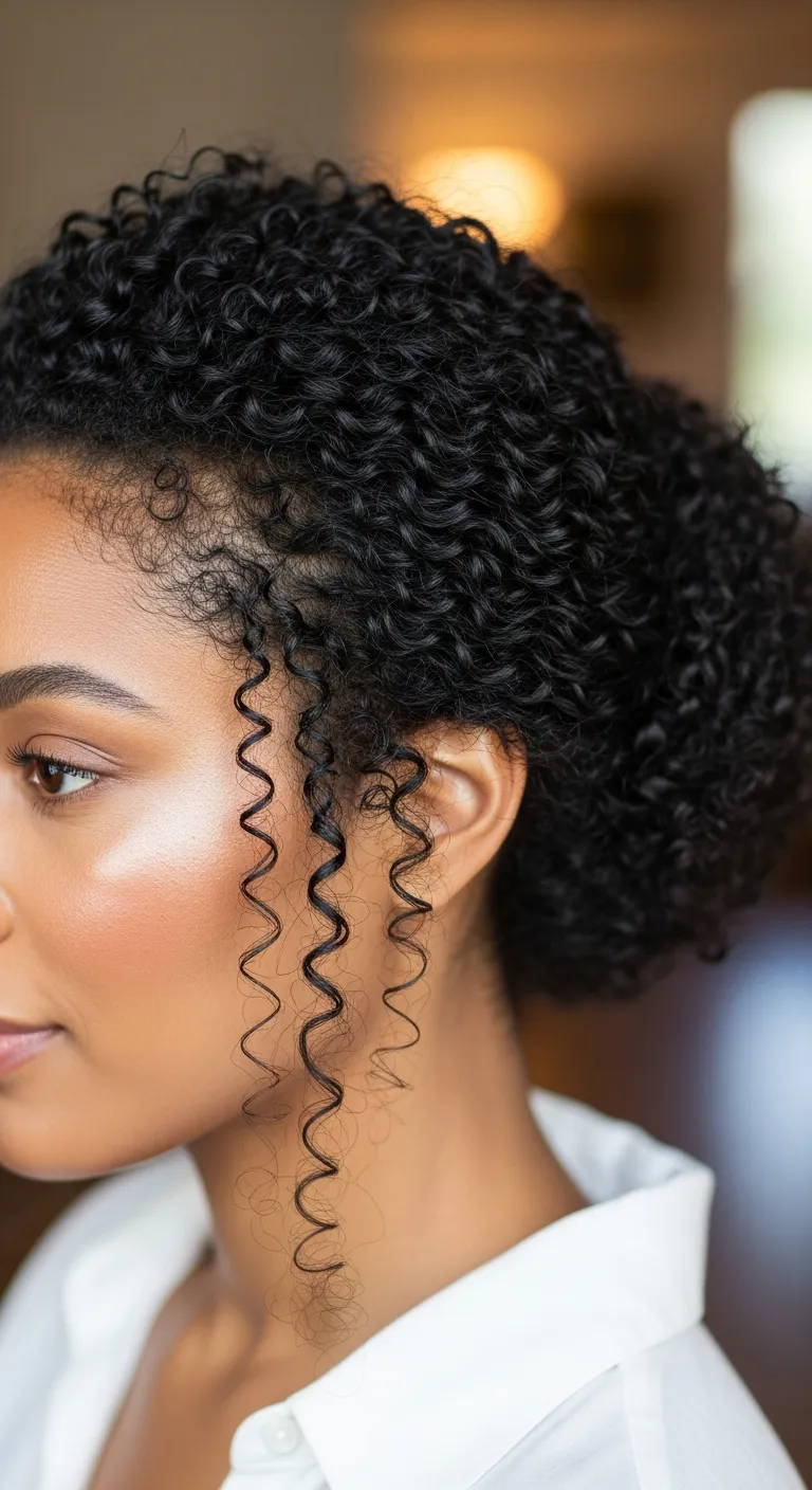 Classic Curly Updo