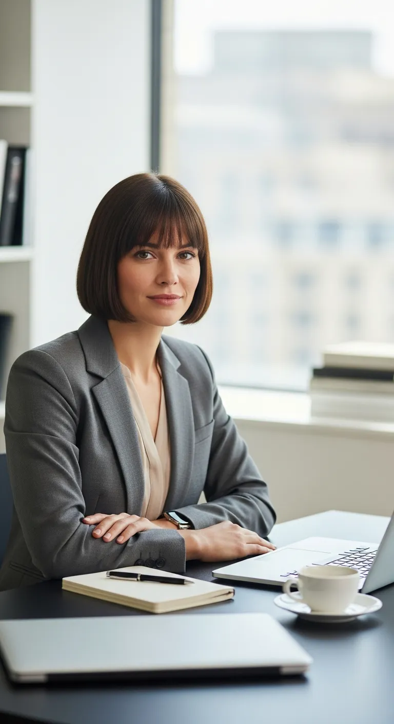 8. The Bob with Bangs: Framing Your Face