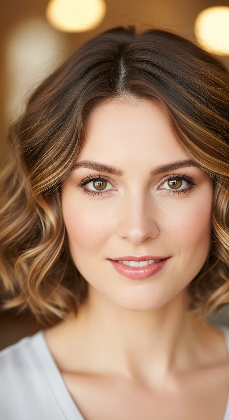 Curly Bob for Thin Hair