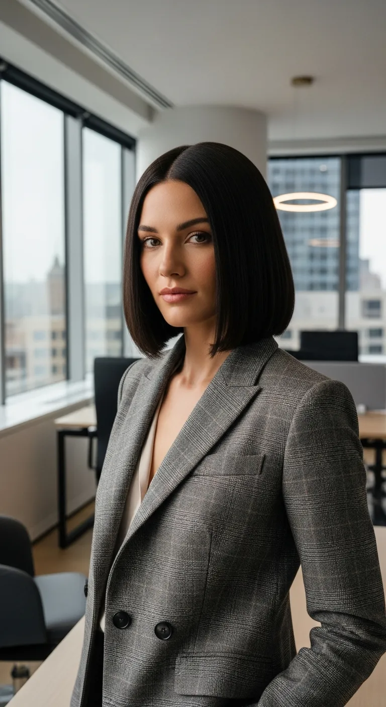 1. The Classic Blunt Bob: Timeless Elegance