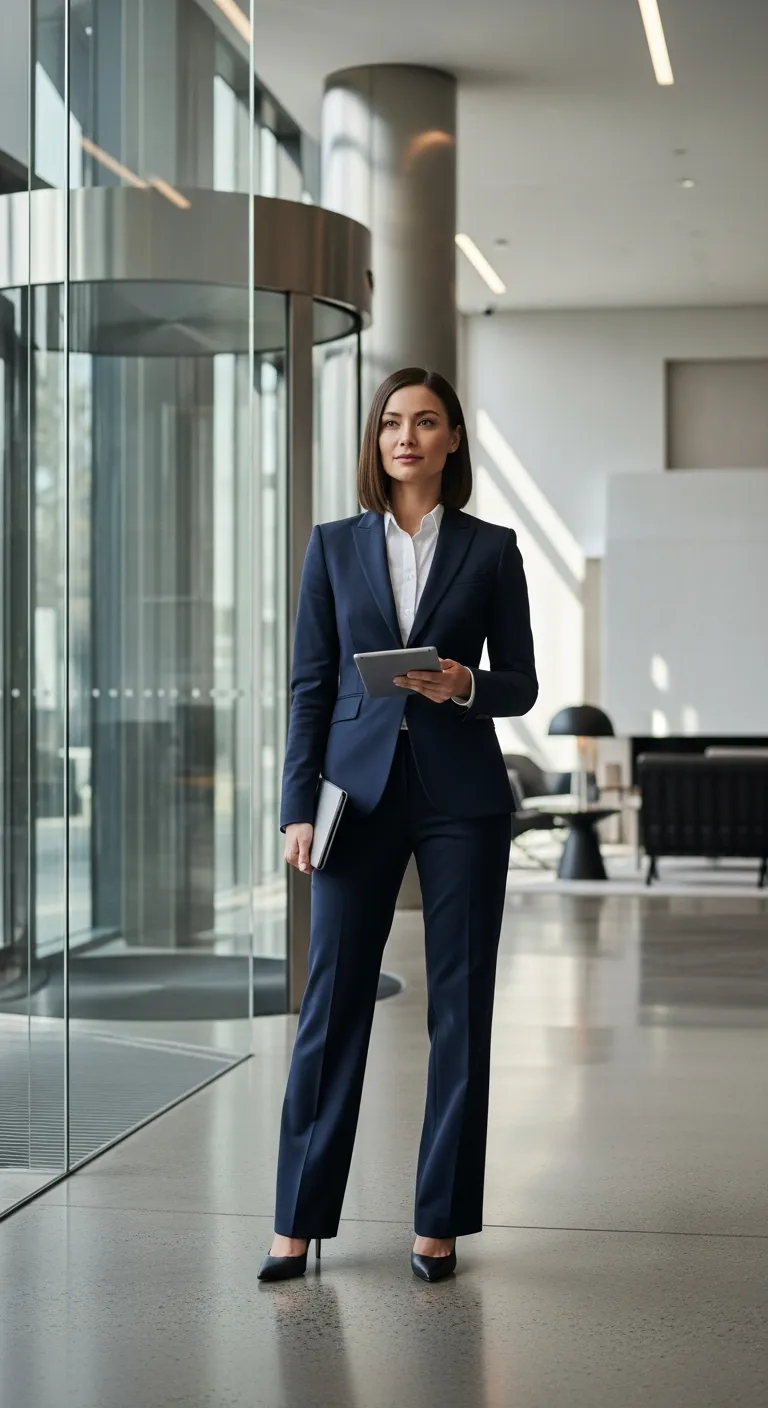 3. Sleek and Straight: Polished Perfection