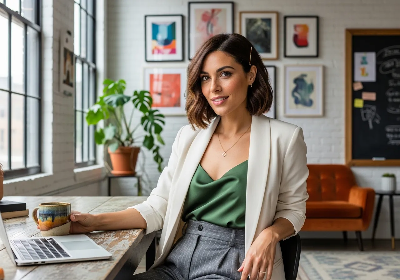 19. The Accessorized Bob: Adding Personal Flair