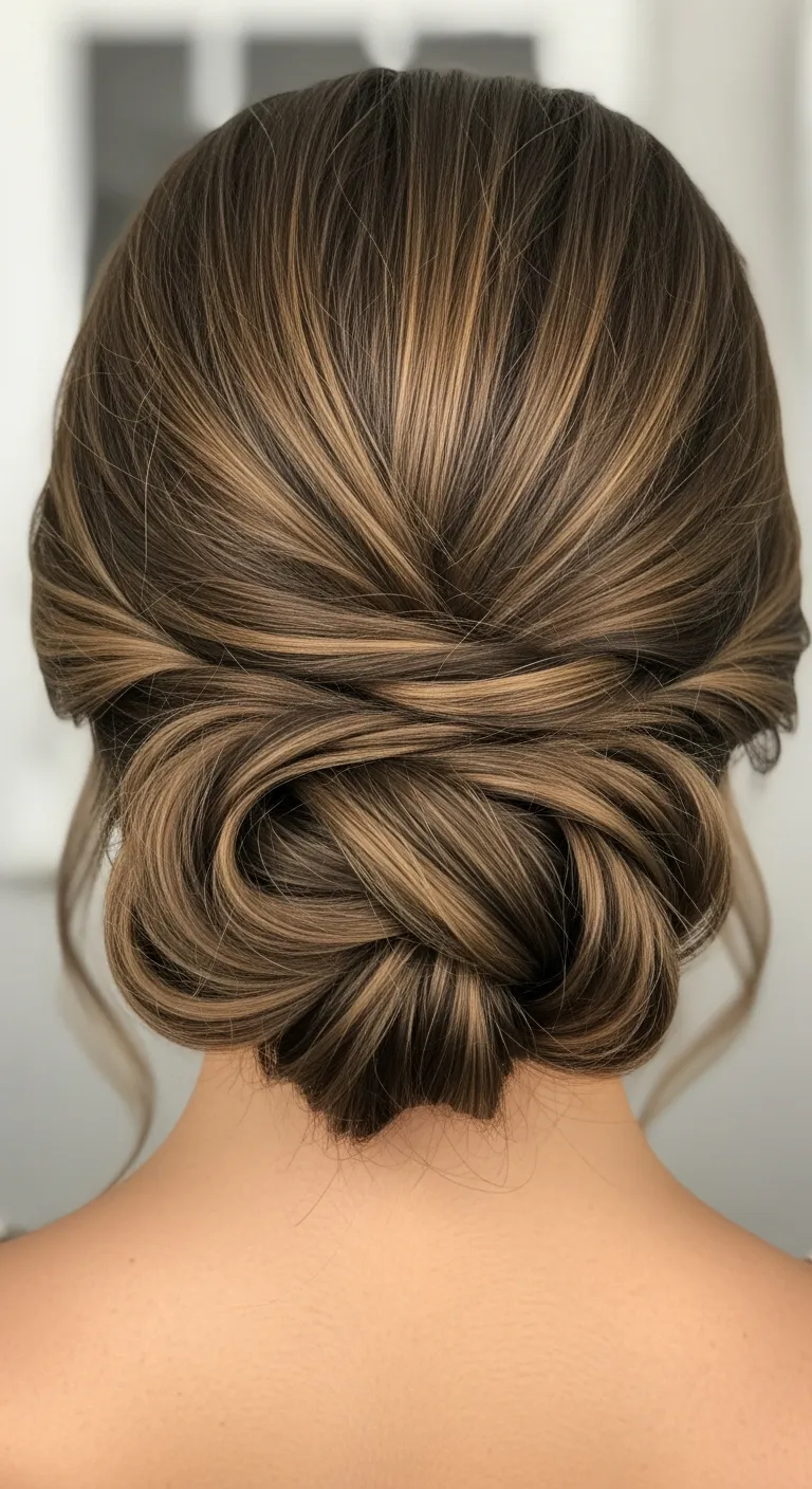 13. The Low Side Chignon: Effortless Glamour