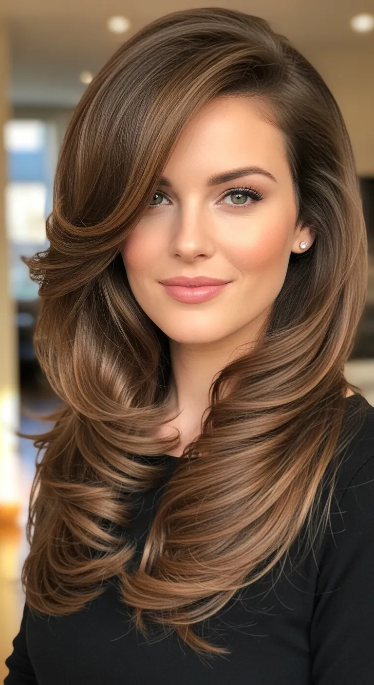 18. The Deep Side Part with Volume: Dramatic Flair