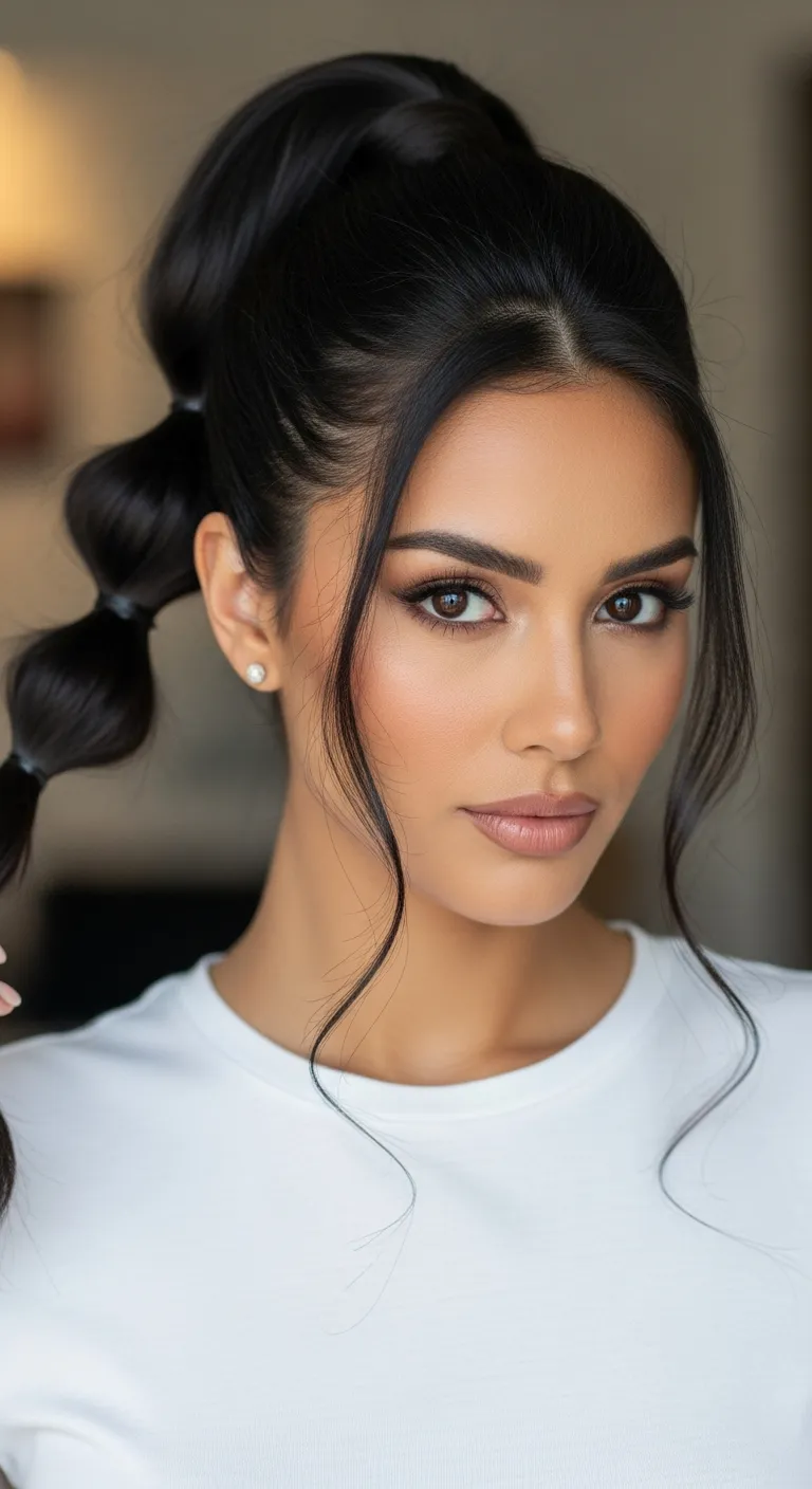 9. The High Ponytail: Confident and Polished