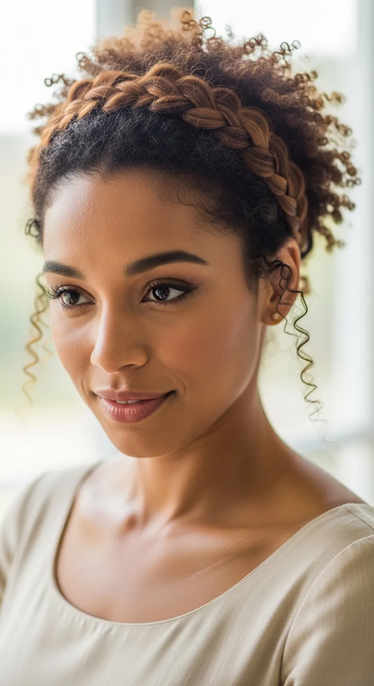 2. Braided Crown: Regal and Unstoppable