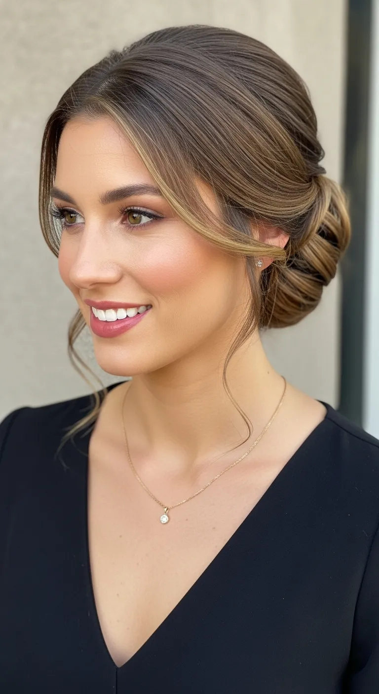 The Low Chignon: Understated Glamour