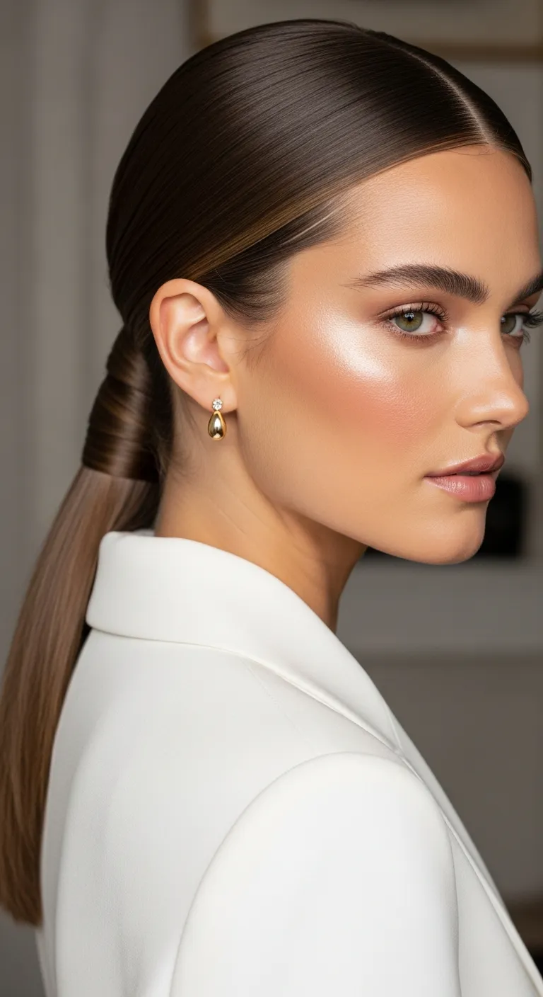 The Low Ponytail: Understated Chic