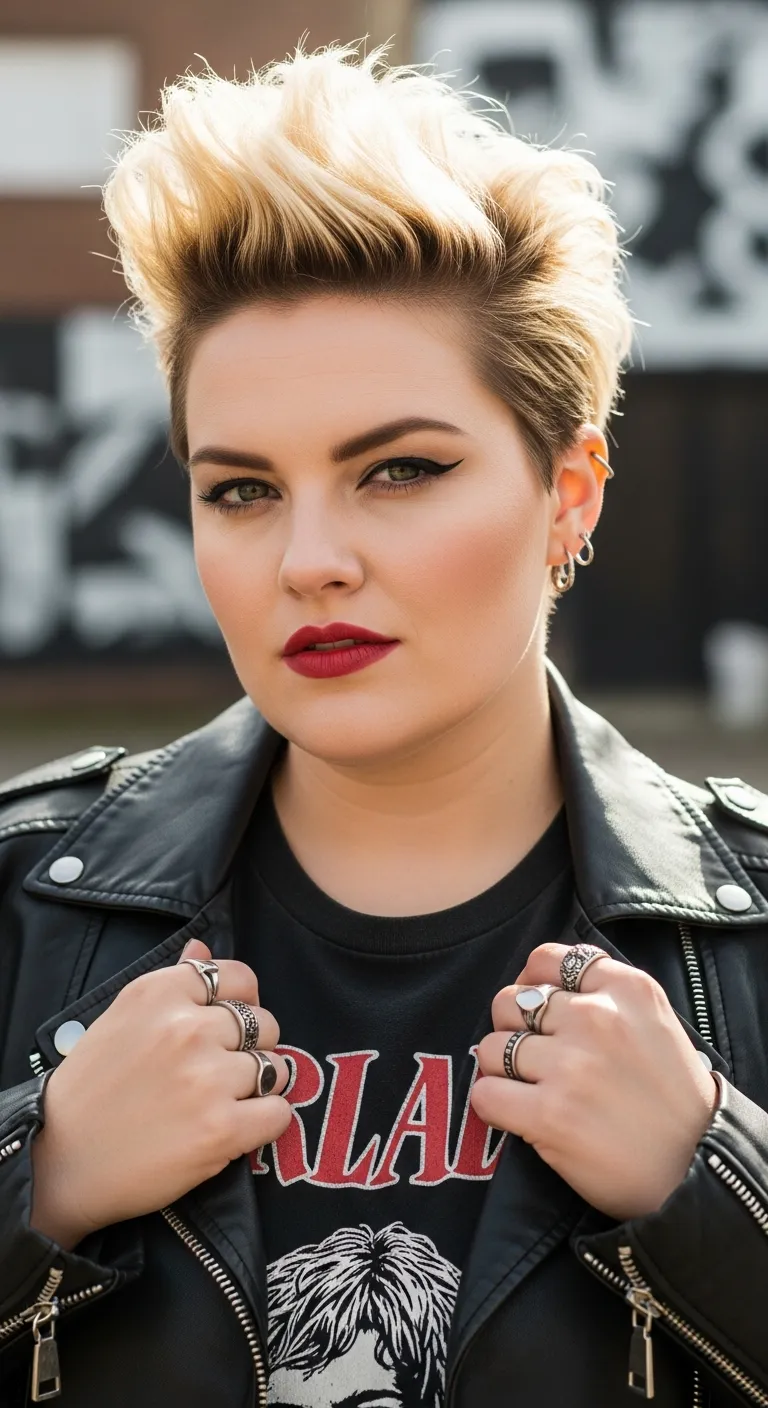 14. The Short and Spiky Blonde Hairstyle