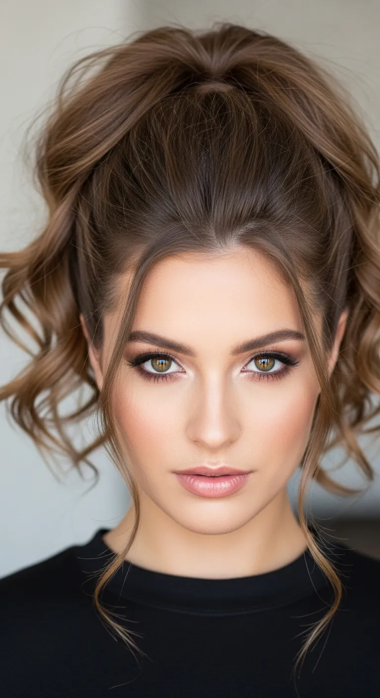 8. High Ponytails: Lifting the Face