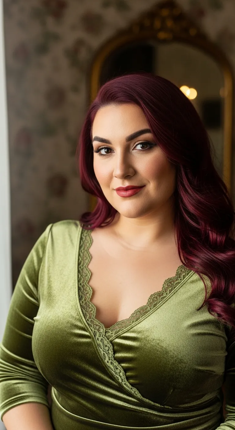 9. Dark Cherry Red: A Sultry and Mysterious Vibe