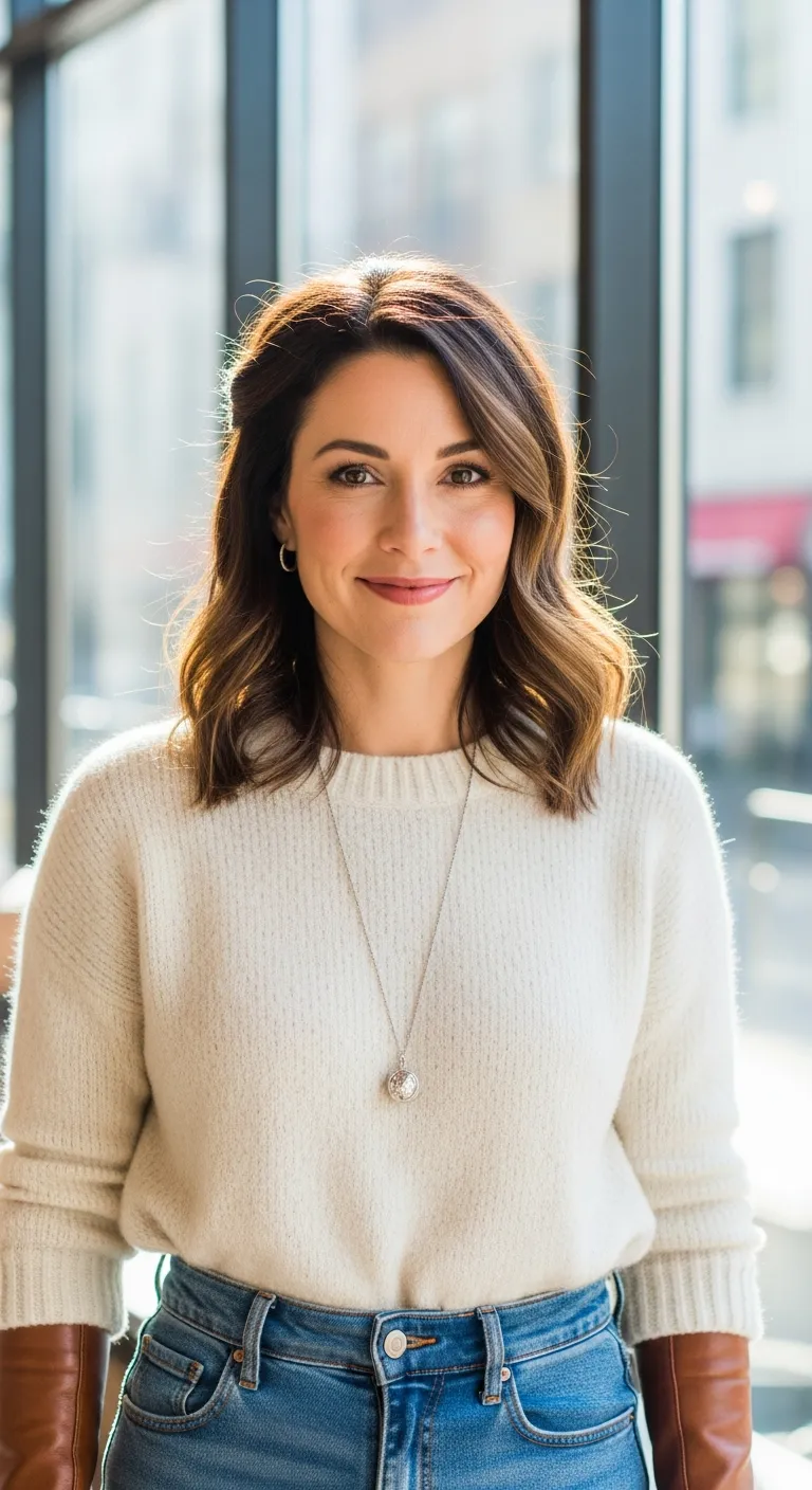 10. Twisted Half-Updo