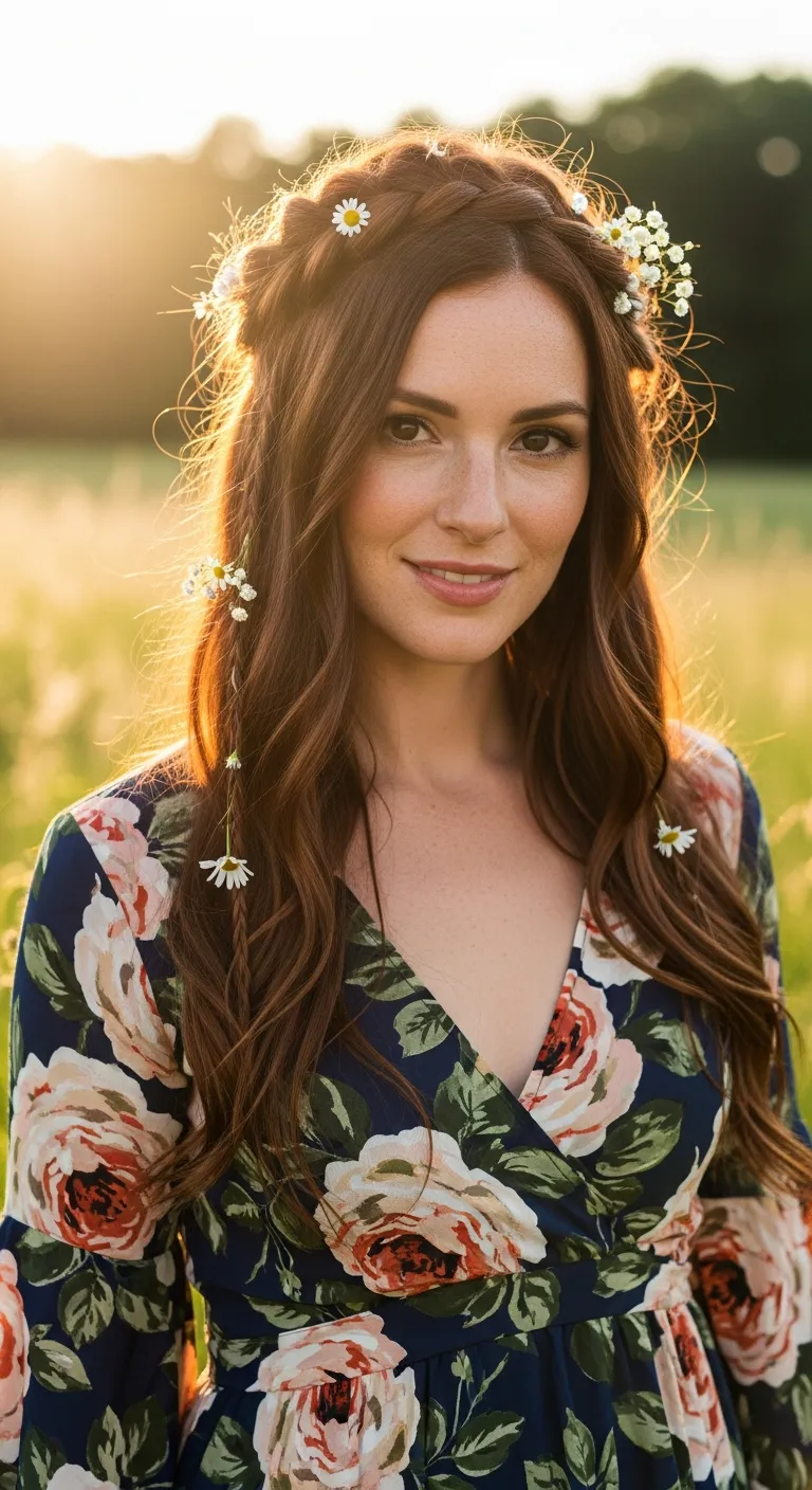 5. Bohemian Braid Crown