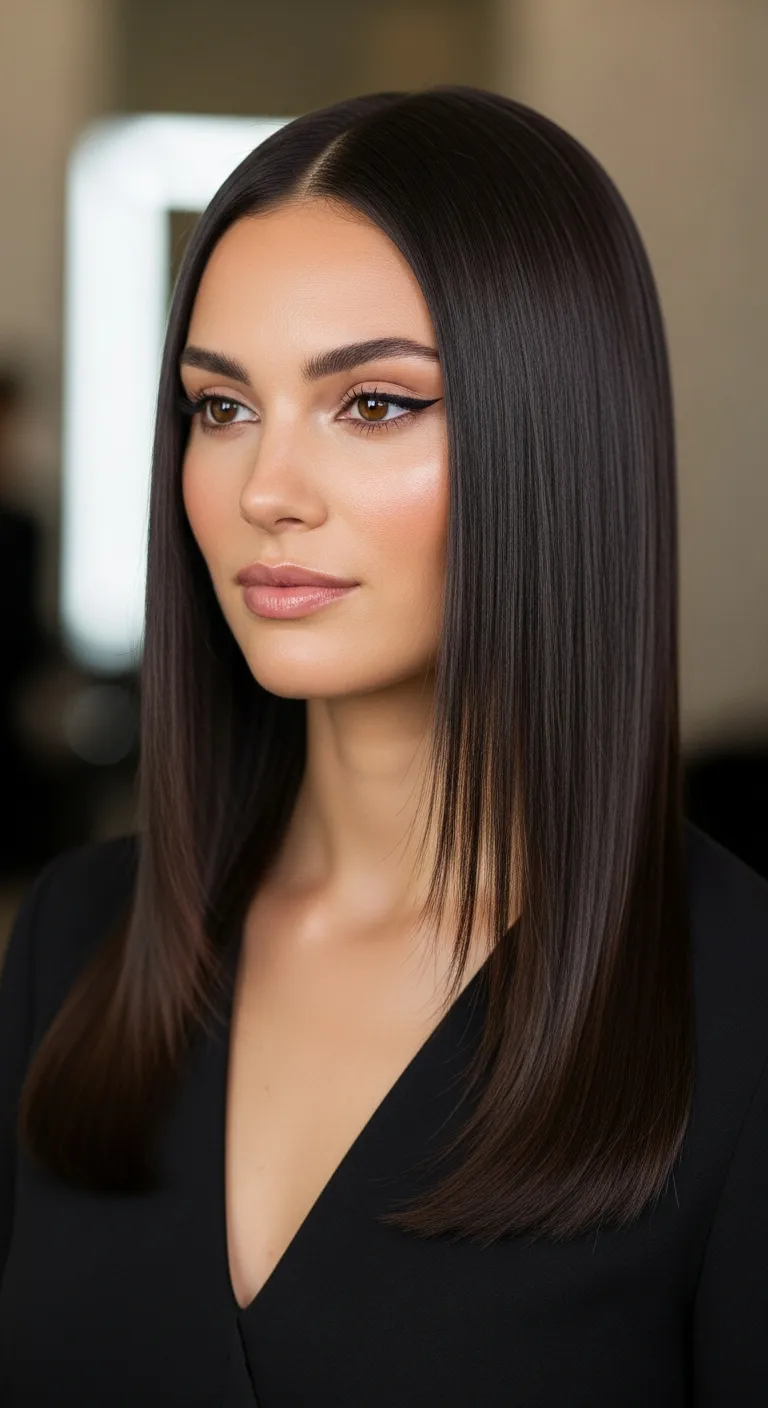 Sleek and Straight: Modern Chic