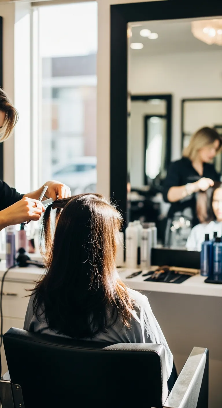 Working with a Professional Stylist