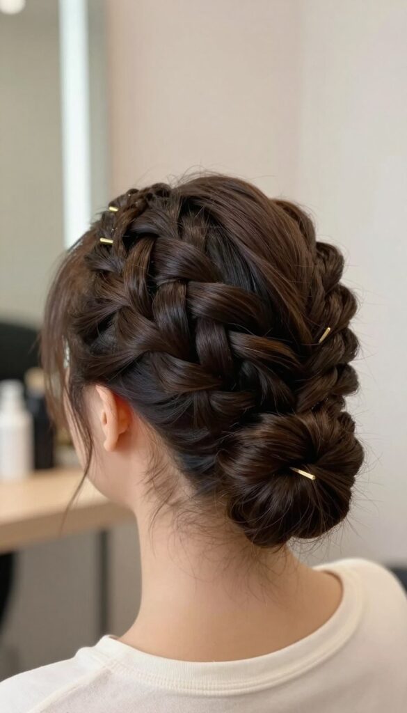 braided bun