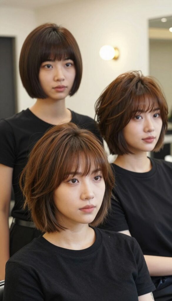 easy short hairstyles for thick hair