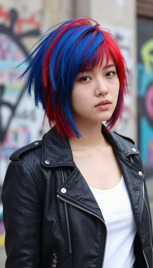 edgy hair style