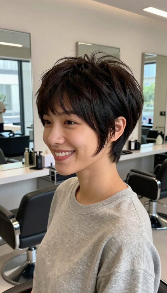 pixie cuts for thick hair