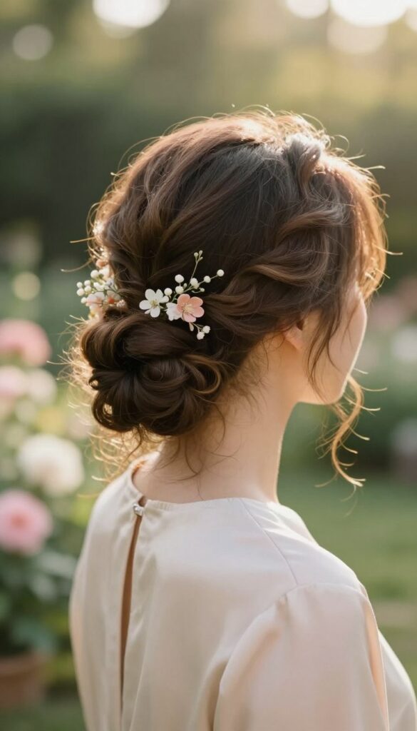 relaxed updo