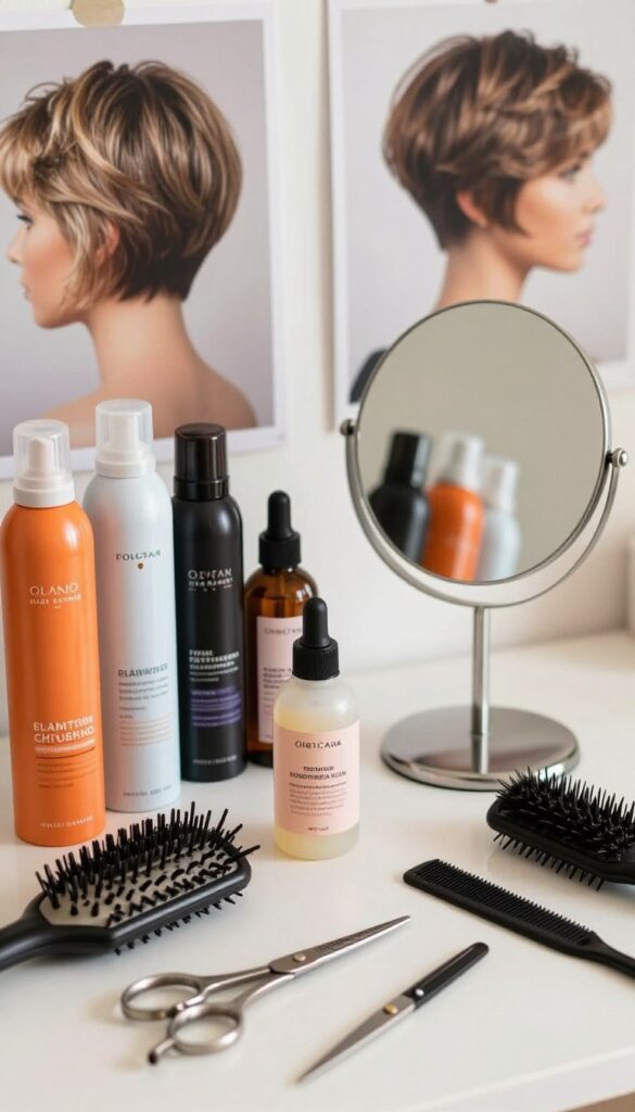 short thick hair styling tips