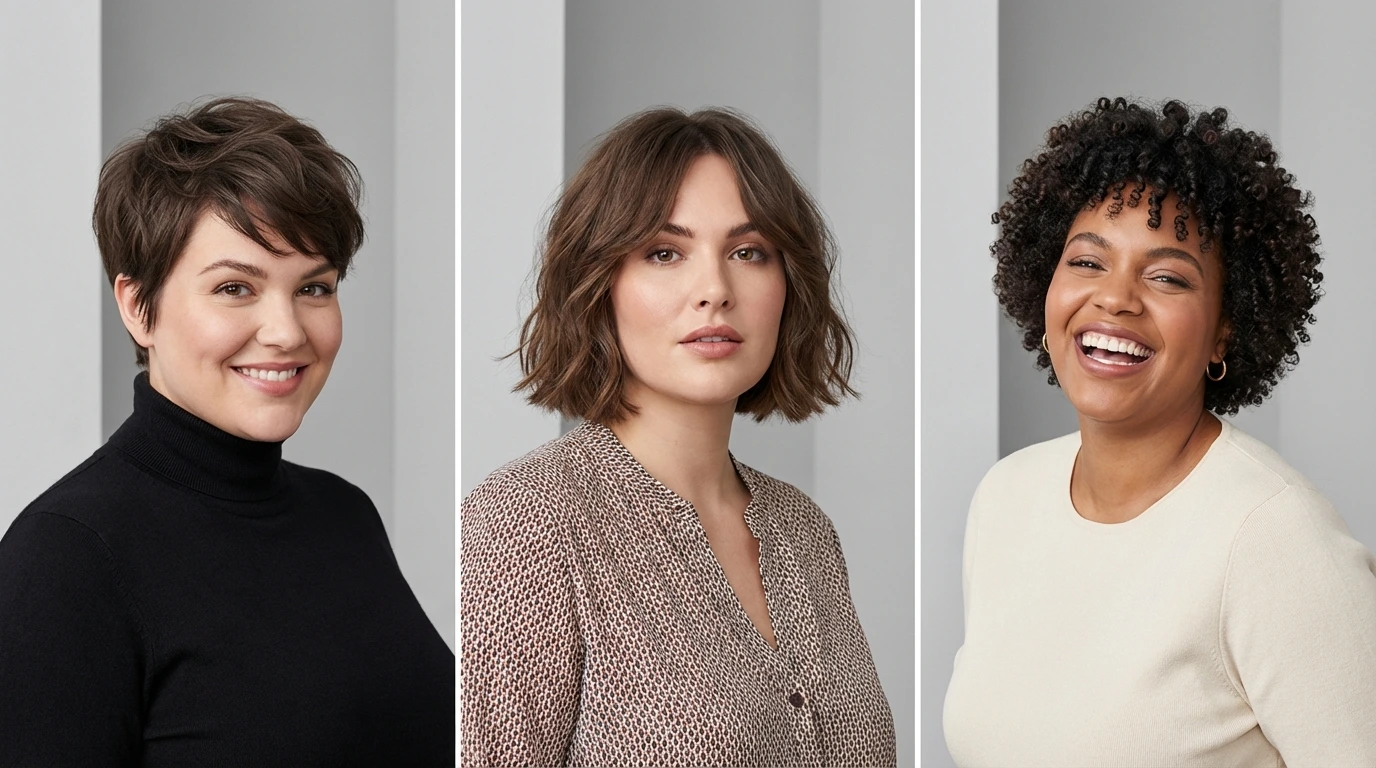 Short Hairstyles for Plus Size Women