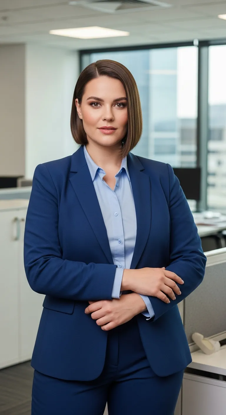 23. The Sleek and Polished Bob