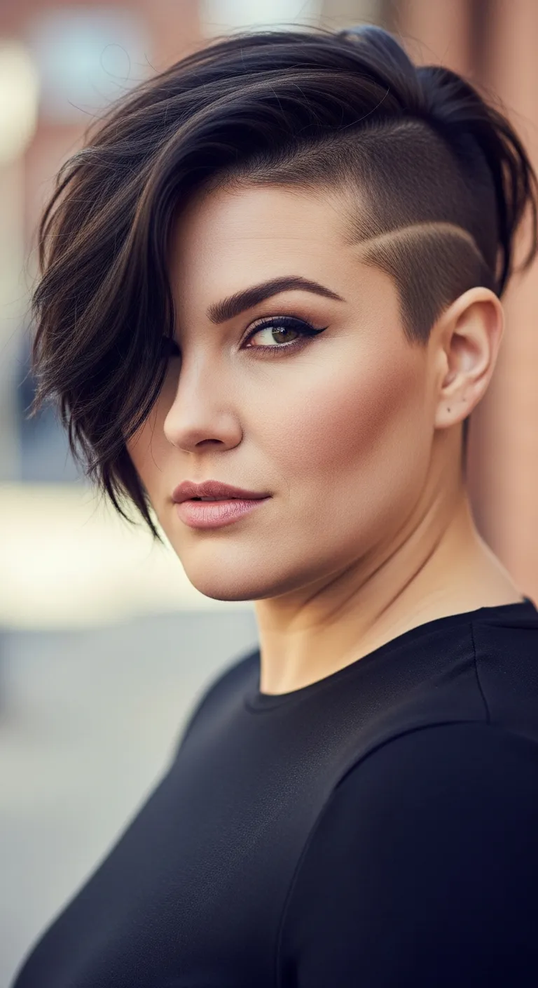 Asymmetrical Pixie with Undercut